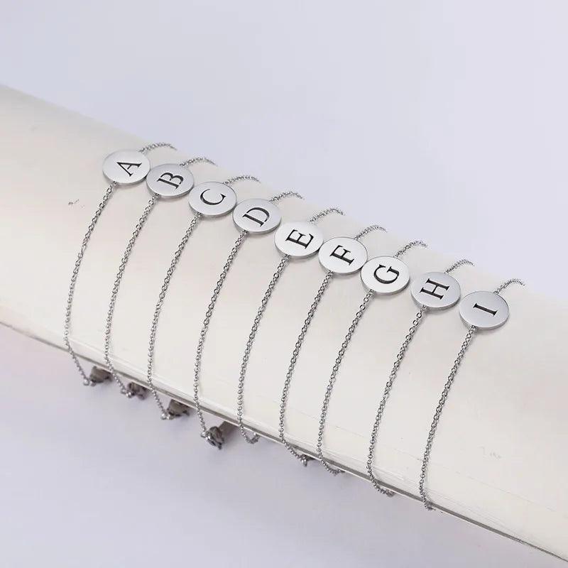 Braccialetto personalizzato con iniziale | Oro placcato 14k