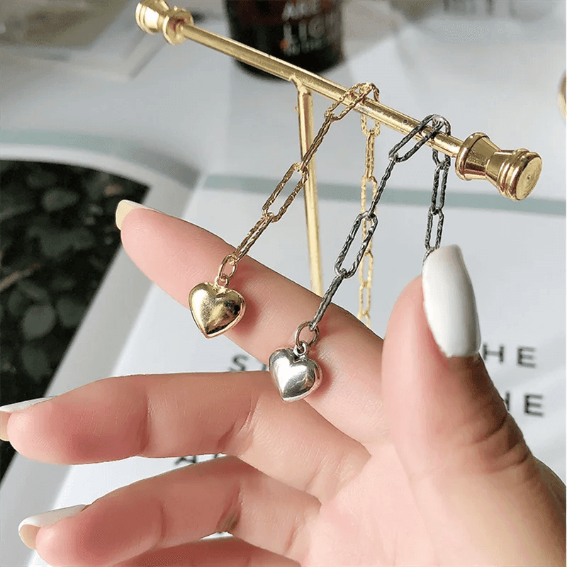 Braccialetto con Cuore | Oro Placcato 14K