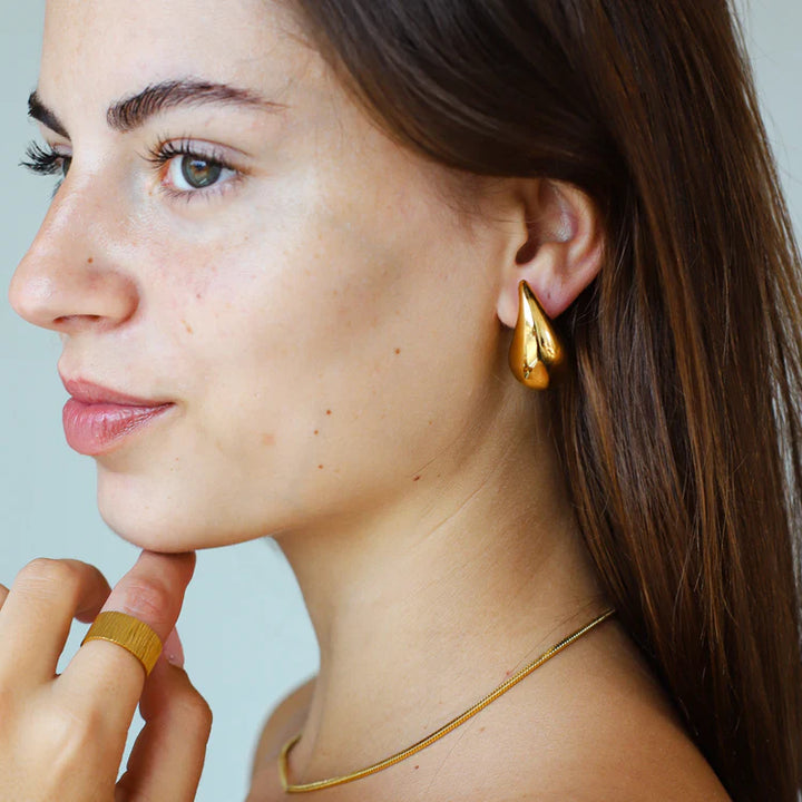 TEARDROP. oversized earrings