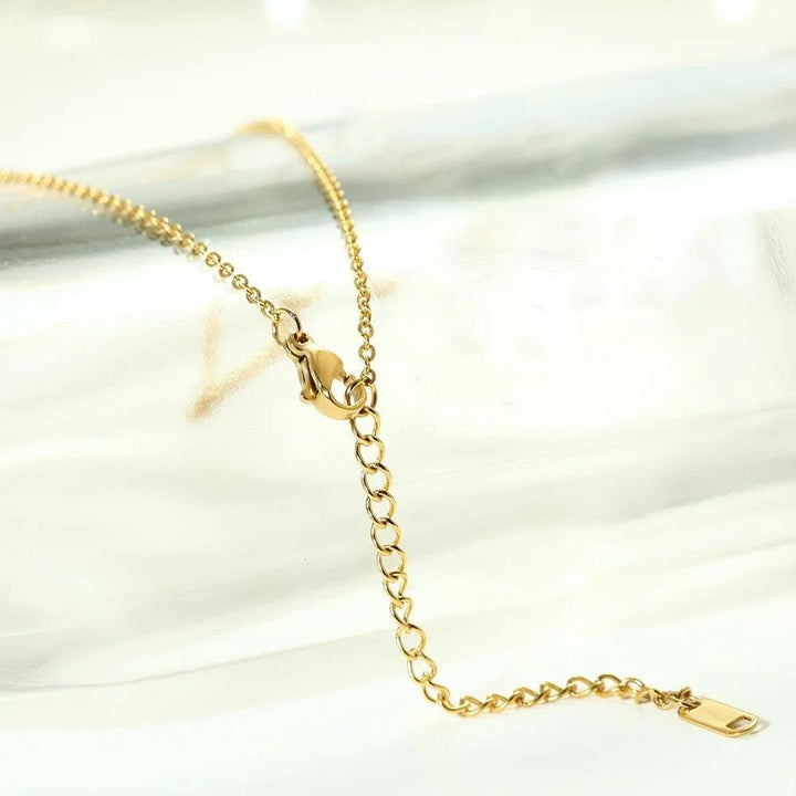 Collier Initial Personnalisé | Or Plaqué 14K